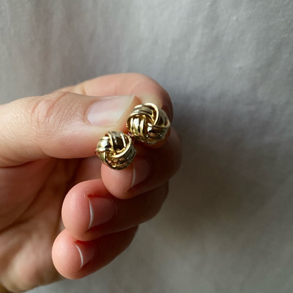 - NWT 14k Plated Pavoi Earrings